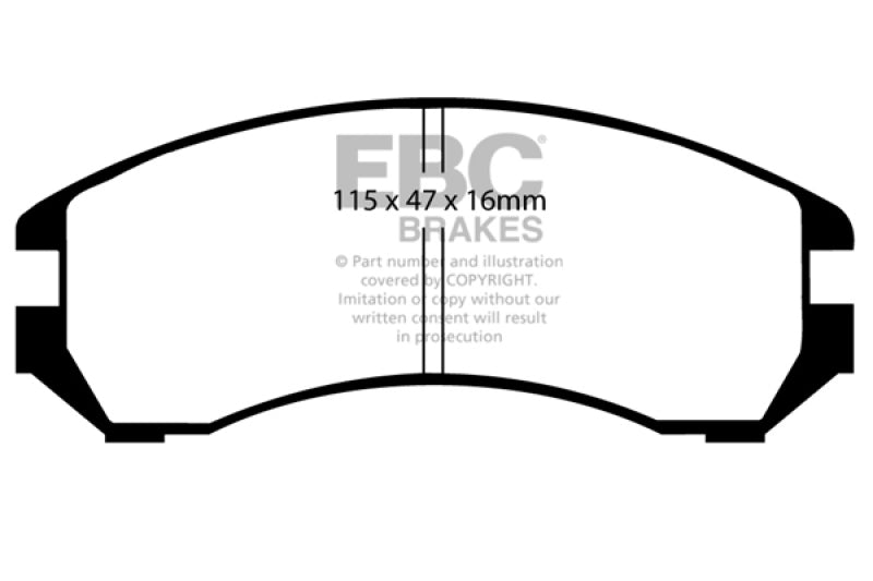 Brake Pads - Performance EBCDP2665 EBC