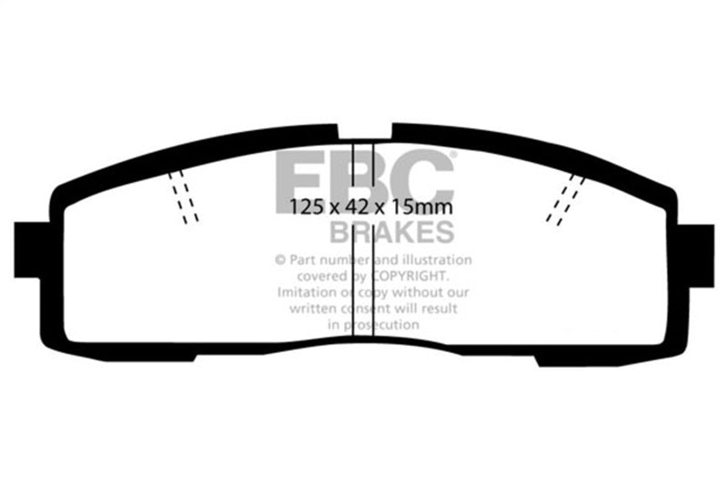 Brake Pads - Performance EBCDP3608/2C EBC