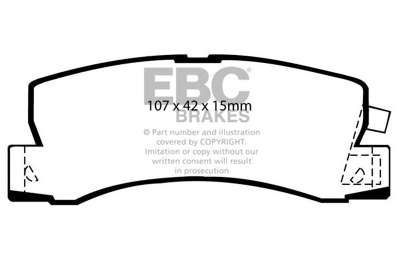 Brake Pads - OE EBCUD325 EBC