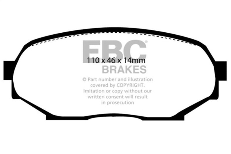 Brake Pads - Performance EBCDP2802 EBC