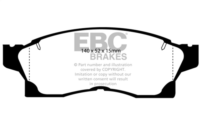 Brake Pads - Performance EBCDP3936C EBC