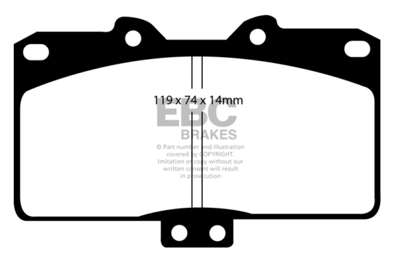 Brake Pads - Performance EBCDP41097R EBC