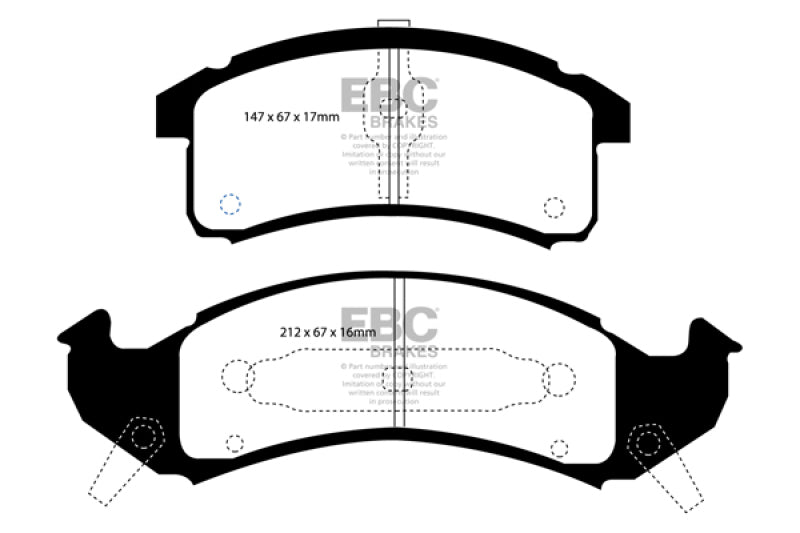 Brake Pads - Performance EBCDP41271R EBC