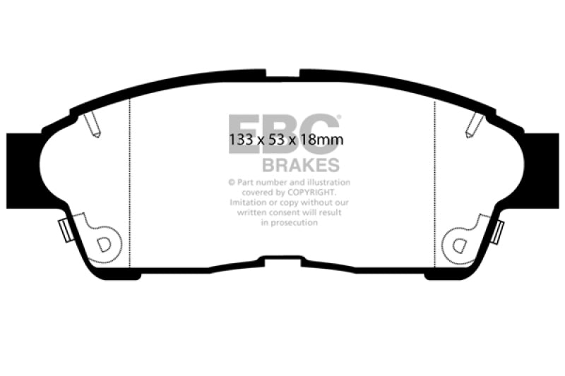 Brake Pads - OE EBCUD562 EBC