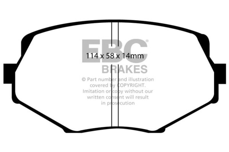 Brake Pads - Performance EBCDP21002 EBC