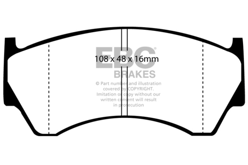 Brake Pads - Performance EBCDP21044 EBC