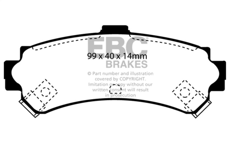 Brake Pads - Performance EBCDP31067C EBC