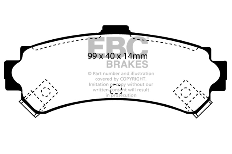 Brake Pads - OE EBCUD669 EBC