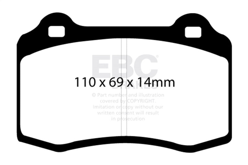 Brake Pads - Racing EBCDP51140NDX EBC