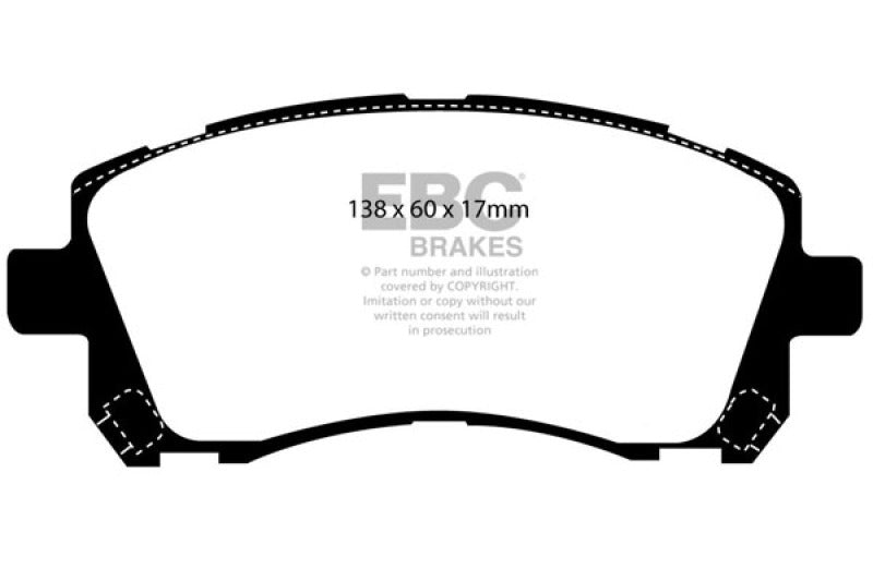 Brake Pads - Performance EBCDP21134 EBC