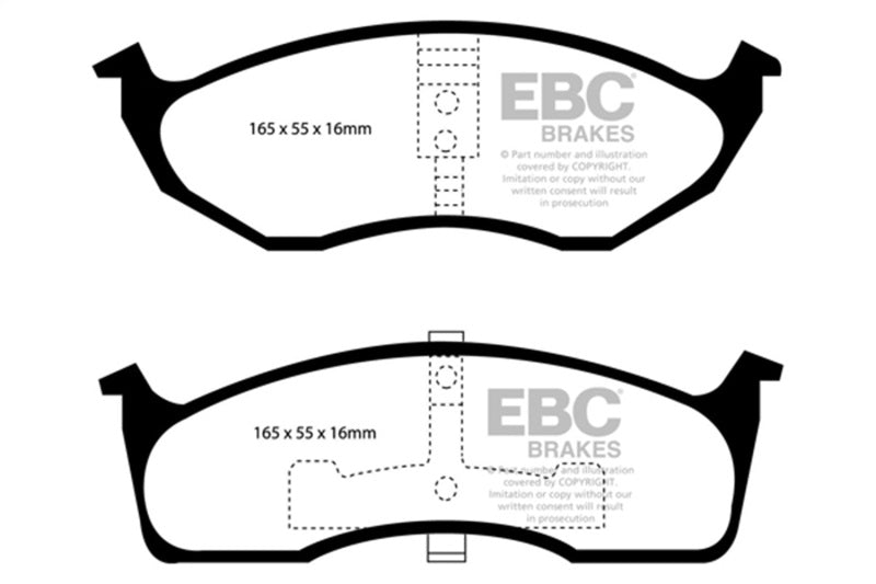 Brake Pads - OE EBCUD730 EBC