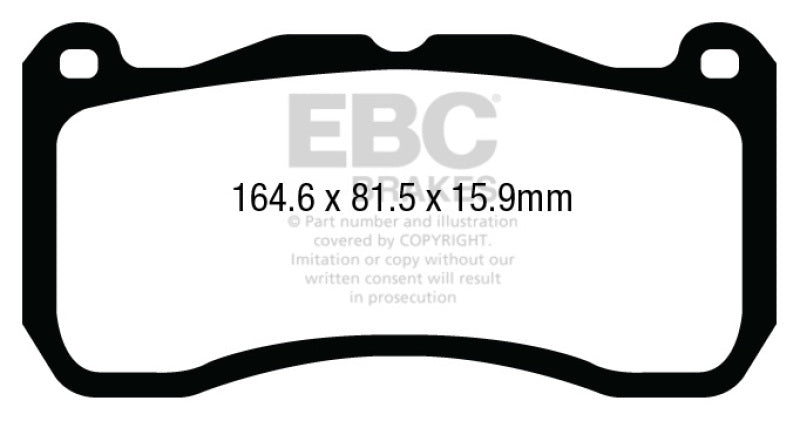 Brake Pads - OE EBCUD1666 EBC