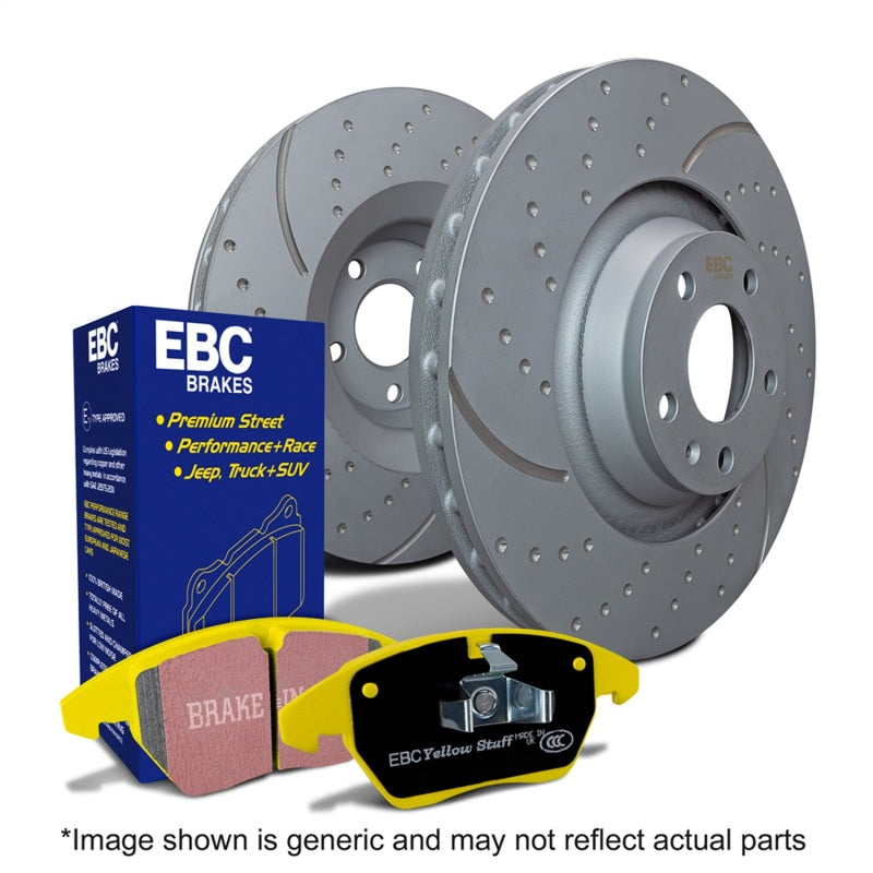 Brake Rotors - Slot & Drilled EBCS5KF2068 EBC