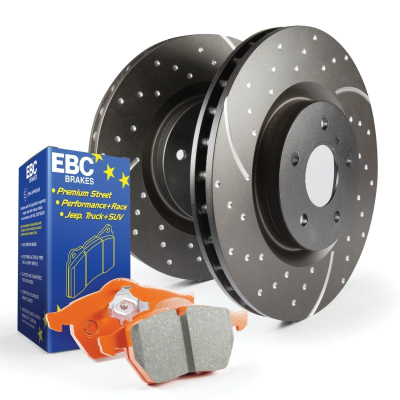 Brake Rotors - Slot & Drilled EBCS8KF1252 EBC