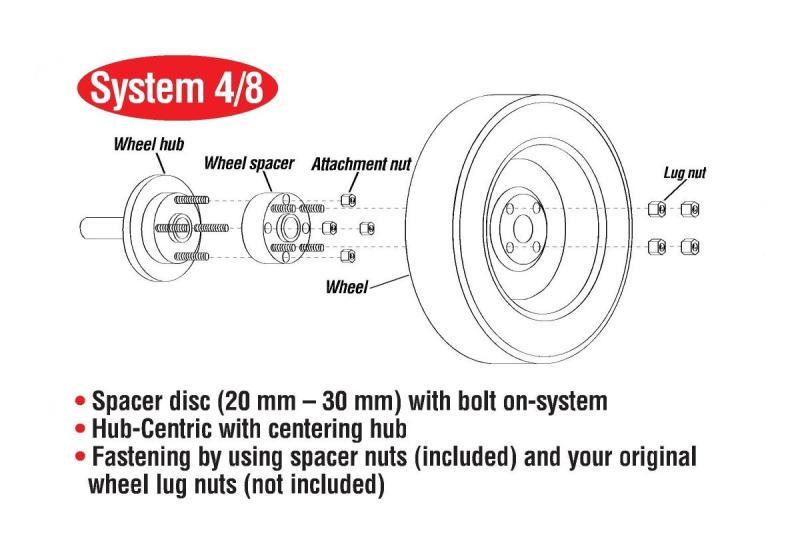 Wheel Spacers & Adapters EIBS90-5-05-045 Eibach