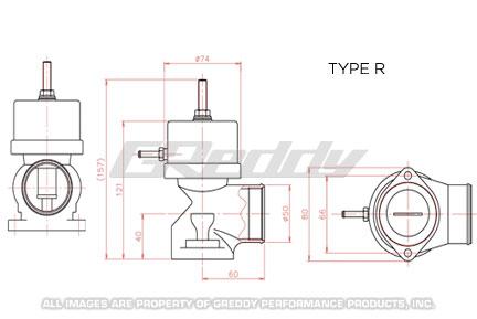 Blow Off Valve Accessories GRE11501661 GReddy