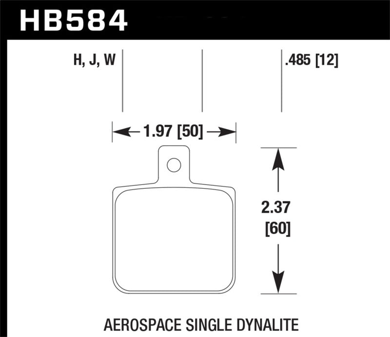 Brake Pads - Performance HAWKHB584F.485 Hawk