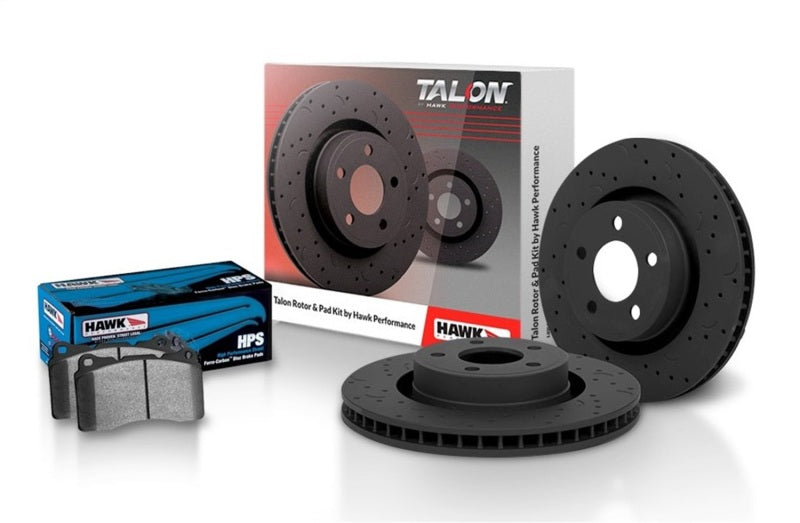 Brake Rotors - Slot & Drilled HAWKHKC4955.711F Hawk Performance