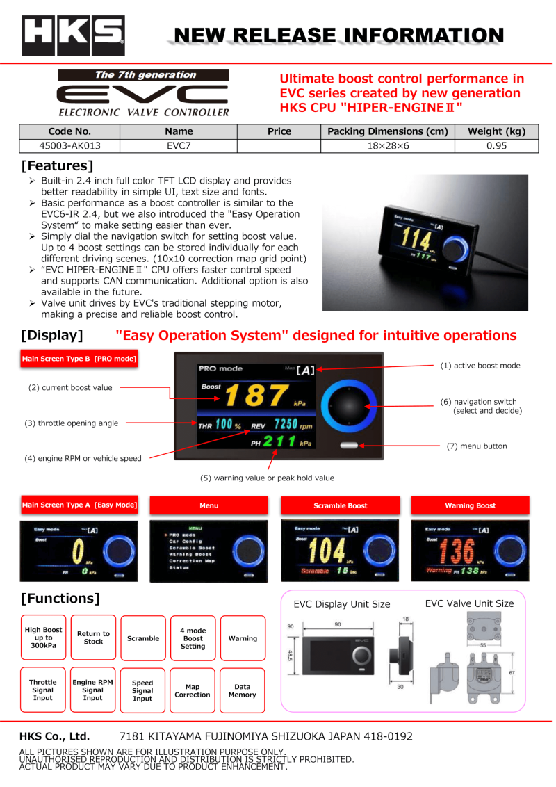 Boost Controllers HKS45003-AK013 HKS