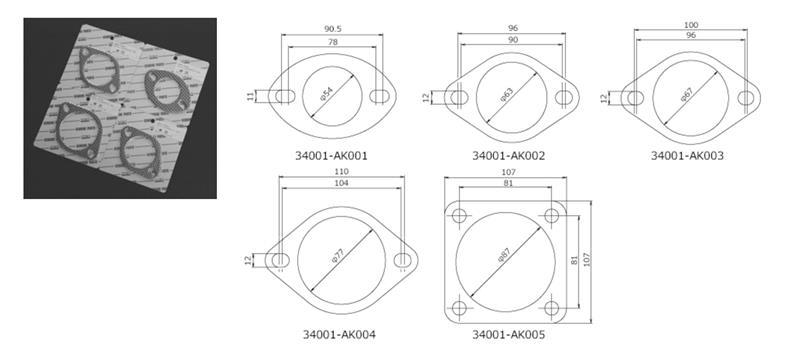 Exhaust Gaskets HKS34001-AK002 HKS