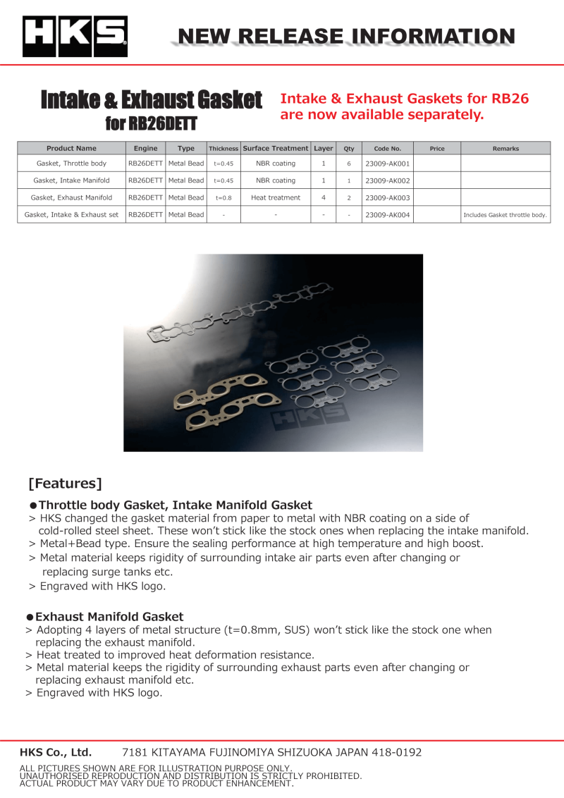 Hardware - Singles HKS23009-AK002 HKS