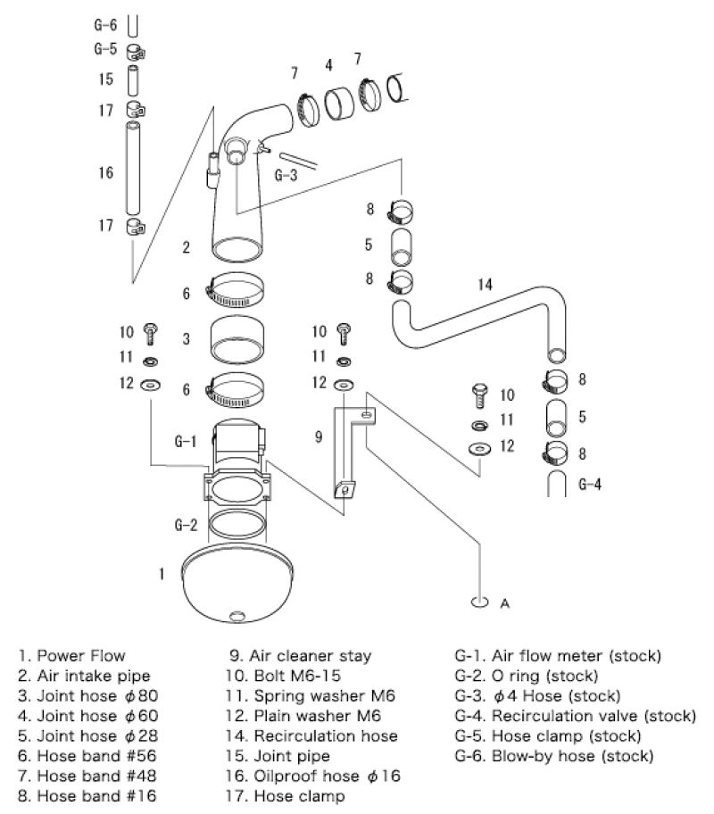 Cold Air Intakes HKS70020-AN104 HKS