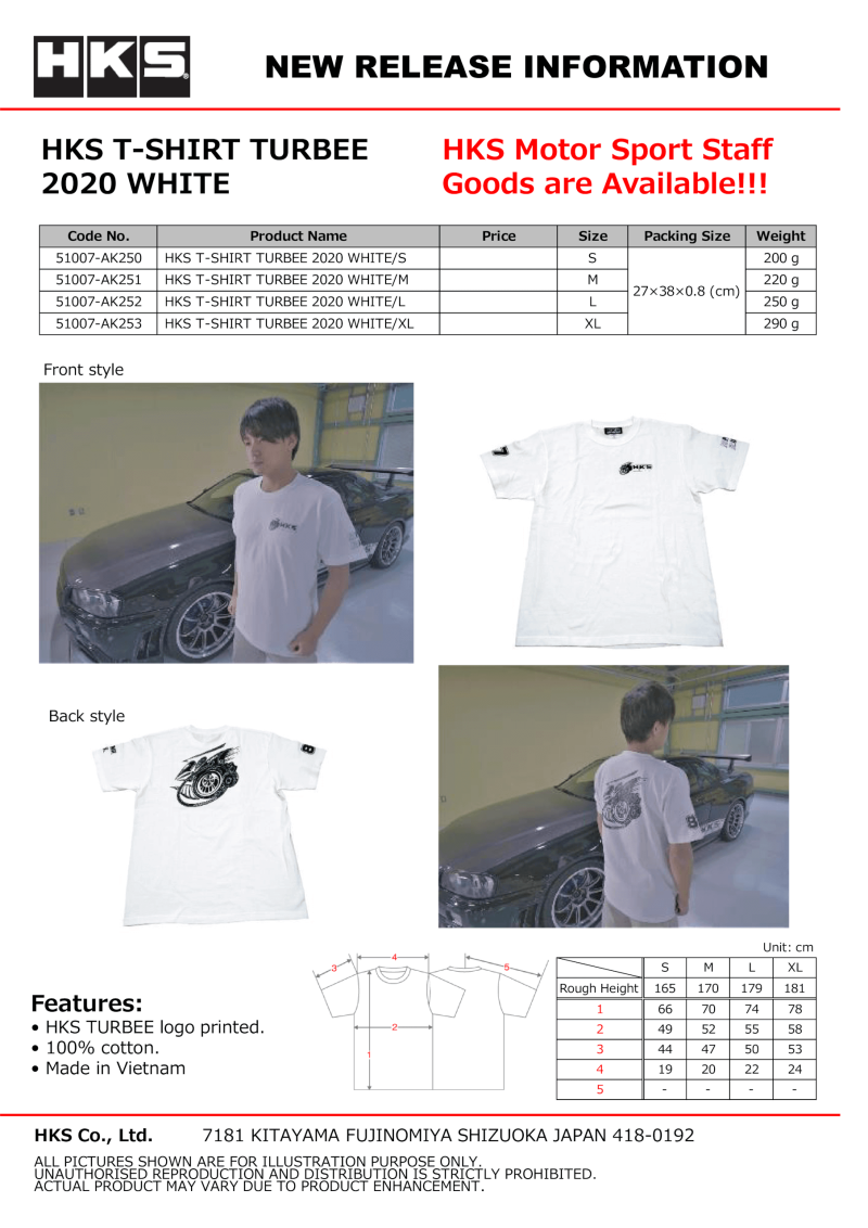 Shirts HKS51007-AK250 HKS