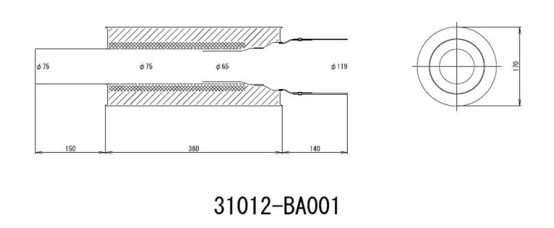 Catback HKS31012-BA001 HKS