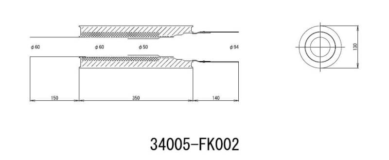 Muffler HKS34005-FK002 HKS