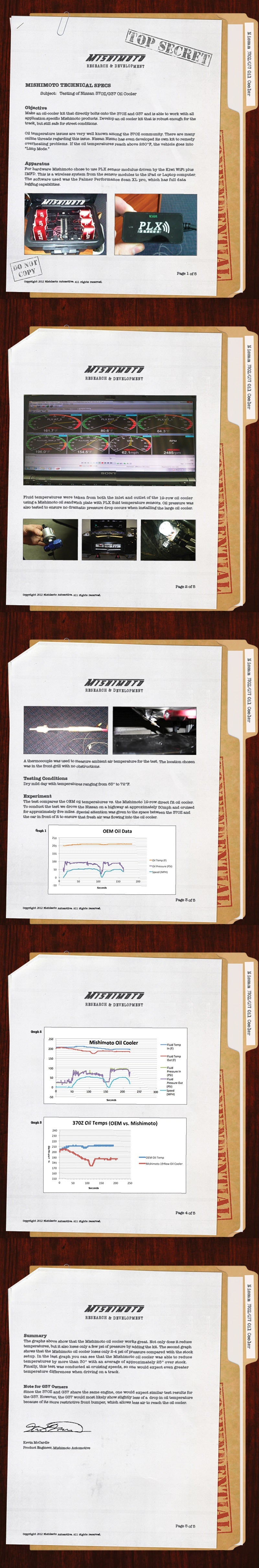 Oil Coolers MISMMOC-370Z-09 Mishimoto