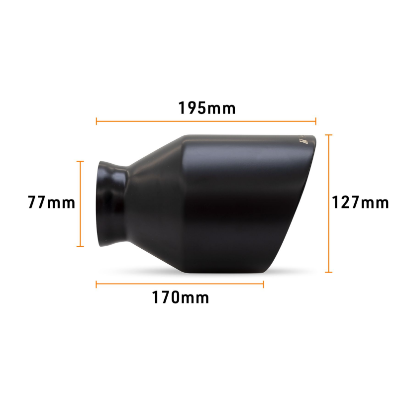 Muffler MISMMEXH-TIP-MOPARBK Mishimoto