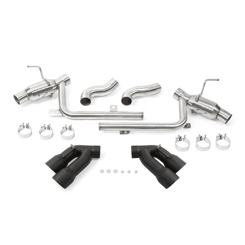 Axle Back MISMMEXH-CAM8-16AQTPBK Mishimoto