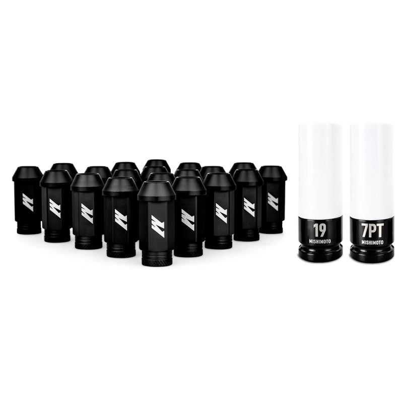 Lug Nuts MISMMLG-1220-23LBK Mishimoto
