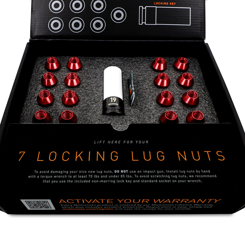 Lug Nuts MISMMLG-1220-23LRD Mishimoto