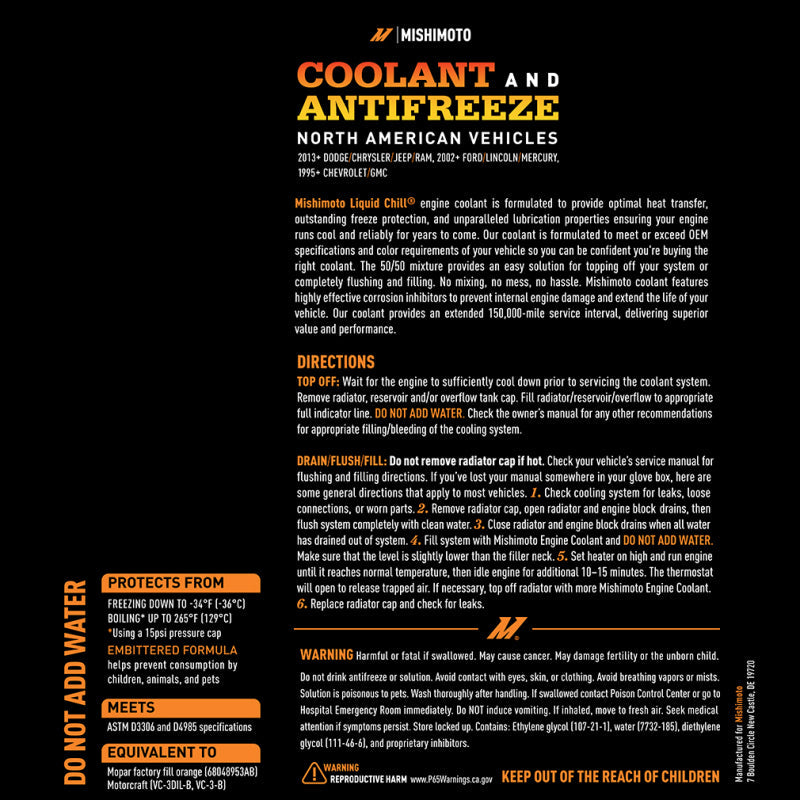 Coolants MISMMRA-LC-EG-OR Mishimoto