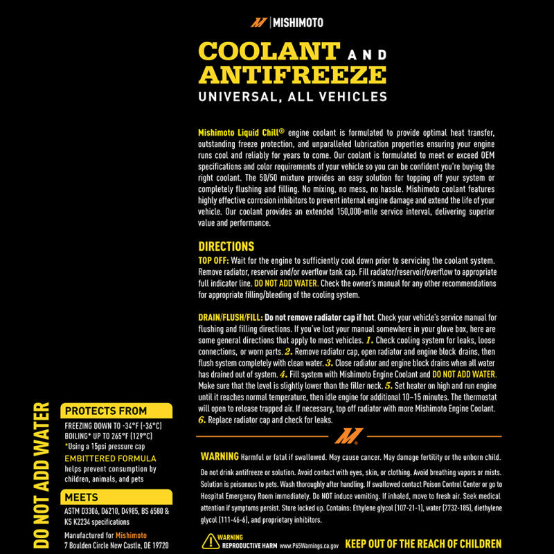 Coolants MISMMRA-LC-EG-YW Mishimoto