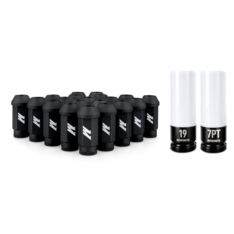 Lug Nuts MISMMLG-M14-20LBK Mishimoto