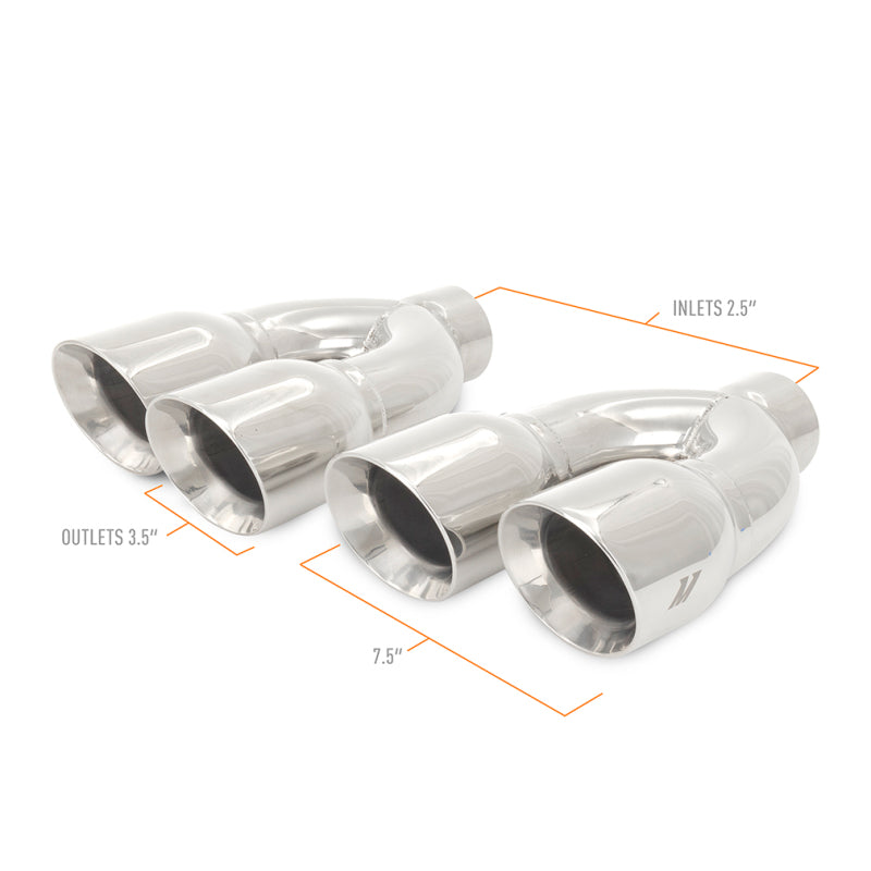 Muffler MISMMEXH-TIP-QY25P Mishimoto