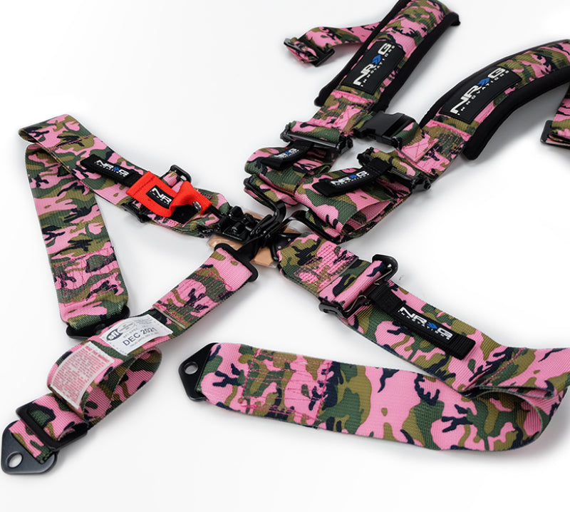 Seat Belts & Harnesses NRGSBH-5PCPKCAMO-1221 NRG