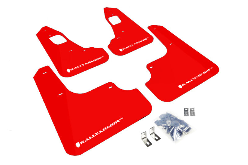 Mud Flaps RALMF10-UR-RD/WH Rally Armor