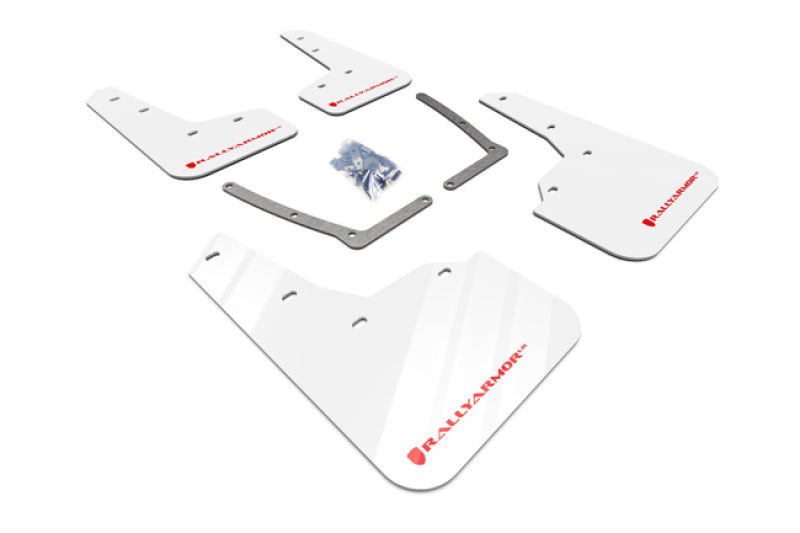 Mud Flaps RALMF50-UR-WH/RD Rally Armor