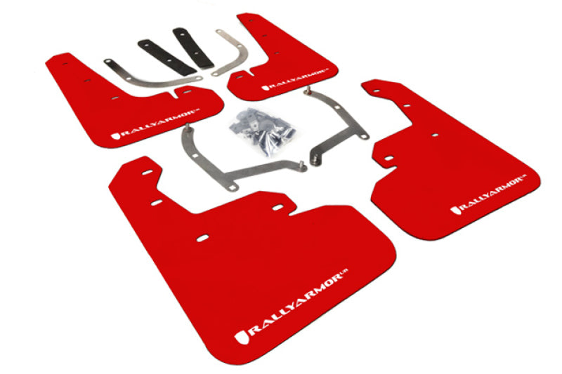 Mud Flaps RALMF45-UR-RD/WH Rally Armor