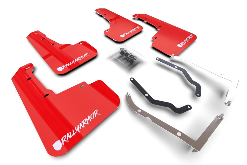 Mud Flaps RALMF46-LTUR-RD/WH-X Rally Armor