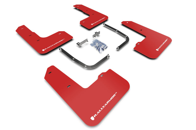 Mud Flaps RALMF57-UR-RD/WH Rally Armor
