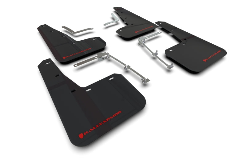 Mud Flaps RALMF74-UR-BLK/RD Rally Armor