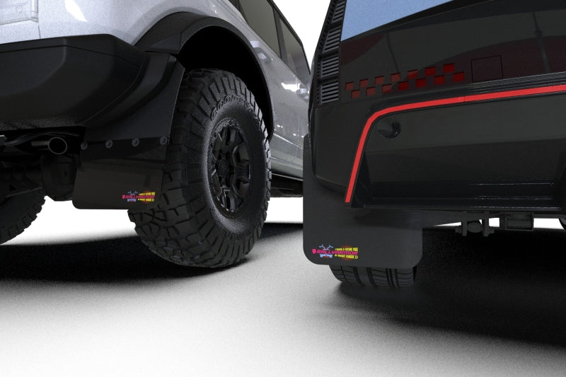 Mud Flaps RALMF85-NO-ST-BCE24-BLK Rally Armor
