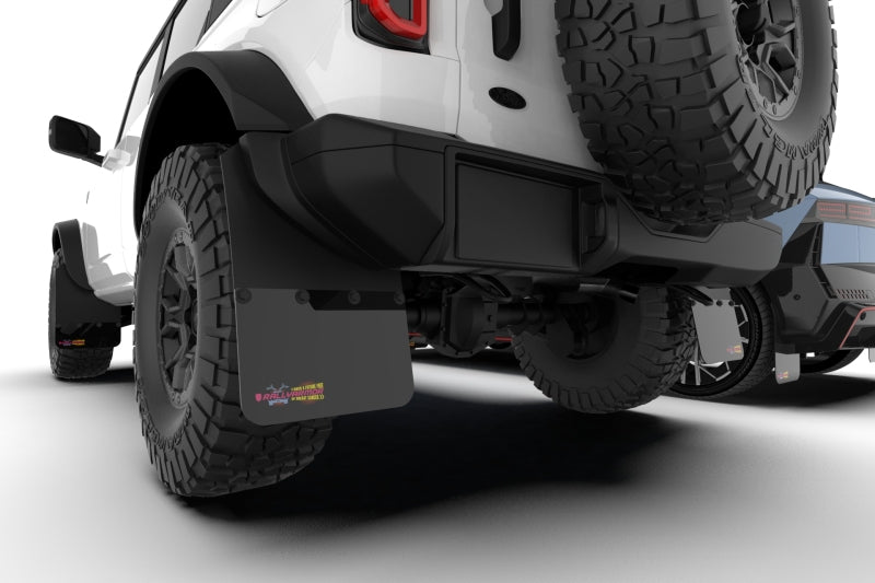 Mud Flaps RALMF85-NO-ST-BCE24-BLK Rally Armor