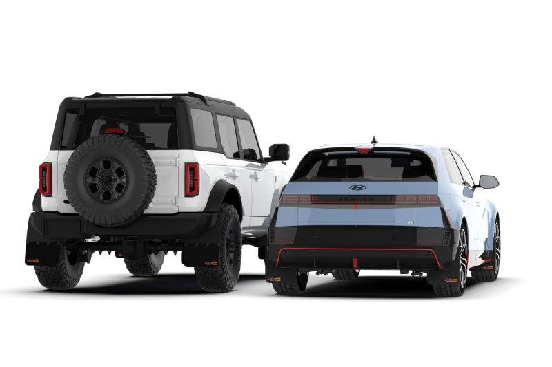 Mud Flaps RALMF85-RR-PL-BCE24-BLK Rally Armor