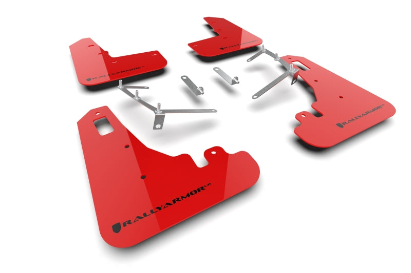 Mud Flaps RALMF99-UR-RD-BLK Rally Armor