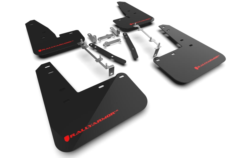 Mud Flaps RALMF89-UR-BLK-RD Rally Armor